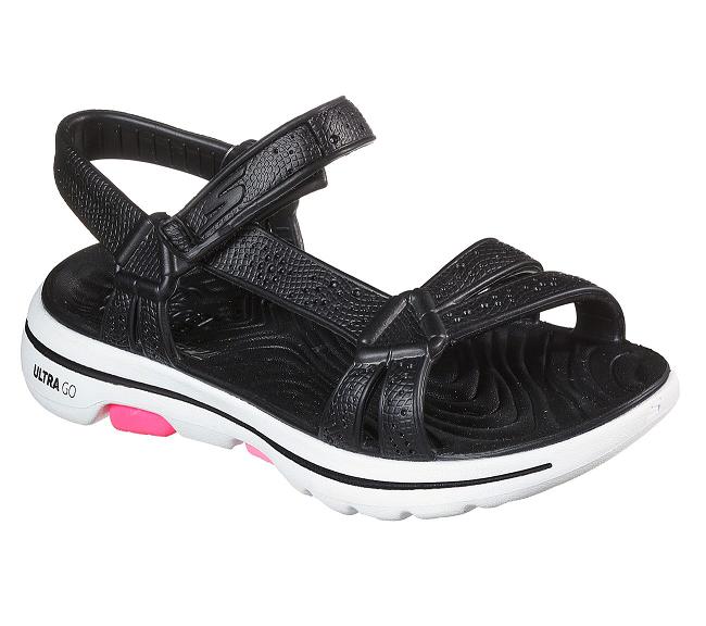 Sandalias de Verano Skechers Mujer - GOwalk 5 Negro HGSNL8910